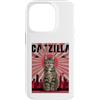 Tabby Kitten Lover PS Custodia per iPhone 14 Pro Divertente retrò giapponese Catzilla Tabby Cat Lover