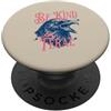 Sarcastic Be Kind Feral Animal Wildlife Divertente corvo corvo uccello nero essere gentile selvaggio vintage sarcastico PopSockets PopGrip Adesivo