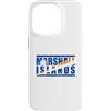 Marshall Islands Flag for patriotic Peop Custodia per iPhone 14 Pro Isole Marshall
