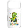 Tiny Trike Big Roar Dinosaur Boys Girls Custodia per iPhone 17 Pro Tiny Trike Big Roar Dinosaur Cute Dino Equitazione Triciclo Bambini