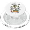 Cool Fishing Tees Cose da pesca che faccio nel mio tempo libero PopSockets PopGrip per MagSafe