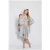 Love Radius Sling - Sciarpa intrecciata senza fiocco, in oro bianco, per neonati, fisiologico, viscosa, dalla nascita a 14 kg, taglia unica