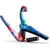Kyser Quick-Change Capotasto per chitarra acustica a sei corde, Tie-Dye, KG6TD