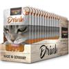 CT-TRONICS Leonardo Drink con anatra, 20 x 40 g, bevanda per gatti | Brodo d'anatra con strisce | Alimento complementare per gatti