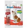 Giuntini Crancy Dog Fresh Sticks al Manzo 30g(3 Sticks) x 30 pz mangime complementare per Cani di Tutte Le Taglie