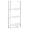 Royal Catering Scaffale Metallico Scaffalatura Inox RCER-8040 (200 kg, 50 kg, Acciaio Inox, 80 x 40 x 180 cm)
