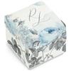 FERDINANDO FAMA' FAMÀ - Scatoline Portaconfetti Matrimonio Cubo Roselline Blu - Bomboniera Personalizzabile in Cartoncino Pregiato - 24 Scatoline