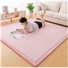 Generico Materasso Da Pavimento Giapponese Materasso Futon, Materassino Tatami Letto Da Pavimento Pieghevole Arrotolabile For Campeggio, Camera Degli Ospiti For Adulti(Pink,50x200)