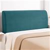 YSTELLAA Copri Testata Letto Matrimoniale, 150CM, Coprispalliera Letto Elasticizzata, Universale Copri Testiera Letto Matrimoniale Lavabile, Headboard Cover Antipolvere, Verde Scuro