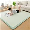 Generico Materasso Da Pavimento Giapponese Materasso Futon, Materassino Tatami Letto Da Pavimento Pieghevole Arrotolabile For Campeggio, Camera Degli Ospiti For Adulti(Light green,200x400)