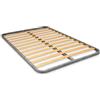 Bed Store SISTEMI RIPOSO Rete a Doghe Strette 120x195 cm Da Appoggio Senza Piedi con Rinforzo centrale A Doghe Strette Ortopedica Da Incasso Per Letto Cameretta