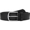 Timberland Bluff Point Leather Belt Black Color Black, Size Large 001 - BLACK Large