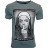 Religion Born Again - Maglietta da uomo, grigio ferro, L