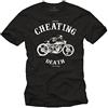 MAKAYA CHEATHING Death Since 1964 - Maglietta Moto - T-Shirt Vintage da Uomo Accessori Biker XXXXXL