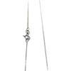 gioiellitaly Collana Donna in Oro Bianco 18kt (750) Catenina Veneta Veneziana cm 45