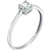 BLUESPIRIT B-CLASSIC Anello Donna in Oro Bianco 375, Zirconi, Idee Regalo - P.77C9030015