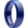 Lucleon by Trendhim Anello da uomo | bianco spazzolato e lucido con bordo smussato in ceramica | ceramica | design danese | forma classica | bianco, 57mm, Ceramica, Nessuna pietra preziosa