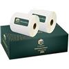 EMBRIIO 2 Rotoli di Etichette per Stampa Termica Diretta Bianche per Stampante GP-1324D e Zebra 100mm x 50mm