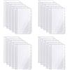 Funngy Buste Portadocumenti in Plastica,20 PCS Buste Trasparenti A6 con Cerniera 6 Fori Perforati Universali Buste in PVC Senza Odore per Money Binder Agenda Risparmio Soldi Cash Stuffing