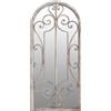 vidaXL Specchio da giardino sabbia 100x45 cm ferro