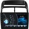 Happiq Autoradio con Bluetooth e CarPlay per Fiat Linea (2007-2012) - compatibile con Apple e Android - impianto stereo con sistema di navigazione - 2 GB di RAM, 32 GB di memoria