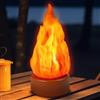 LUKIUP LED Lampada Fuoco, Lampada LED Fiamma Senza Fuoco, 3 Modalità Lampada Decorativa a Fiamma per Interni ed Esterni Camera da Letto, Scrivania Giardino Cortile Arredamento per Vacanze