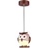 Milagro Lampadario per bambini 1xE14/10W/230V gufo
