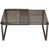 EpheyFIF Scaffale regolabile espandibile per armadietto, impilabile, in metallo, per armadio da cucina, camera da letto, ufficio, 30 x 30 x 29 cm, bianco (1 nero (22 cm)