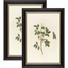 YoHyien Set di 2 Cornici Foto Vintage 20x30 cm, Cornici Portafoto Shabby Chic da Parete e Tavola, Quadro Portafoto Decorative da Appendere Al Muro, Orizzontale e Verticale (Nero, 20 x 30 cm)