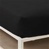 BASSETTI Lenzuolo Sotto con Angoli Piazza e Mezza 125x200 cm - 100% Cotone, Made in Italy - Col. Ardesia G1