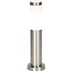 QAZQA rox - Palo da terrazza Moderno - 1 luce - Ø 120 mm - Acciaio - Moderno - Illuminazione esterna