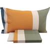 Bassetti Set Lenzuola Letto Singolo Cotone, Completo Letto Singolo composto da Lenzuolo Sopra + Sotto e 1 Federa Nostalgia O1