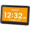 Mesqool Digitale Sveglia Elettronica con Indicazione della Data, 20 Allarmi & 20 Promemoria, DST, 18 Suonerie, Orologio-Calendario Elettrico da Collegare alla Presa di Corrente