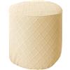 uyeoco Elasticizzato Copri Pouf Rotondo - 50x50/45x45/40x40/60x60 Velluto/Jacquard Copri Ottomano Cover -Lavabile Copertura Dell'Ottomano -Tondo Fodere Coprisgabello Poggiapiedi(Color 14,D60xH60cm)