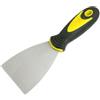 Ruilogod 3 Larghezza Gomma Girl Plastic Grips Carbon Steel Putty Strumento Spatula Spatula