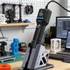 Generic Stazione dissaldante digitale, strumento ad aria calda da 550 W con ventola senza spazzole, supporto multi-angolo, velocità del vento a 20 livelli per elettronica e riparazioni fai da te