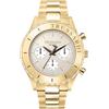 Trussardi T-LOGO Orologio Uomo Multifunzione in Acciaio, PVD Oro - R2453143006