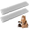 FARYODI Repellente per gatti, 20 pezzi, 42 x 8,3 cm, flessibile, per giardino, aiuola, balcone, protezione per animali domestici, per prevenire escrementi di gatti, spine morbide