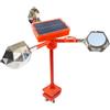 Grtheenumb Dissuasore per picchi | Dissuasore per uccelli riflettente con spaventapasseri vocale solare 12 riflettori alti e impermeabili per uccelli per esterni Girevole a 360° Picchio per giardino e cortile