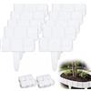 Generic Recinzione da giardino in finta pietra, effetto pietra, bordo per aiuole, recinzione da giardino in plastica, bordo flessibile ad incastro, senza scavare, decorazione per prato (20, D)