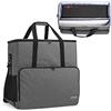 CURMIO Custodia per Computer Desktop con Torre e Monitor, Borsa da Viaggio con Tracolla per PC Borsa per PC, Monitor, Tastiera, Cavo, Mouse e Accessori, Grigio