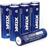 XTAR Batterie AA ricaricabili XTAR da 1,5 V, 4150 mWh, 1,5 V, batterie AA ricaricabili (8 confezioni da 4150 mWh AA)
