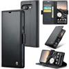 oiysrtoc Cover per Google Pixel 9a in Pelle PU Premium, Portafoglio con 3 Fessure Carte e Supporto, Blocco RFID, Chiusura Magnetica Custodia Google Pixel 9a, Nero