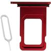 GORILLAPLANET Vassoio Sim Card per iPhone & Sim vassoio strumento di rimozione pin (XR - Rosso)