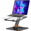 EOIWUY Supporto PC Portatile, [360° Base Girevole] Porta Laptop Stand Alluminio Regolabile, [Ergonomico & Pieghevole] Supporto Notebook Scrivania B20 Compatibile con MacBook Pro/Air, HP (10-16)