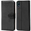 Verco custodia per Huawei Y5 2019, Case per Y5 2019 Cover PU Pelle Portafoglio Protettiva, Nero