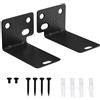 Yuanpgky Staffa di montaggio a parete in metallo per Bose Soundbar 300 500 700 900 e SoundTouch 300 | Supporto per altoparlante salvaspazio resistente con hardware | Nero