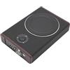 jiumxliu Subwoofer attivo da 600 W, altoparlante in legno e acciaio inox, frequenza 40 Hz, SNR 90 dB per sistema audio autoradio, 600 W