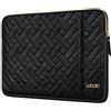 Lacdo 14 Pollici Borsa Protettiva Custodia per Huawei MateBook D 14, IdeaPad 14, Swift 3, Zenbook/VivoBook 14, IdeaPad/ThinkPad 14, HP Stream 14 Chromebook, Nero