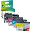 Inkadoo Multipack compatibile con Brother LC3235XL contiene 4 cartucce d'inchiostro MFC-J 1300 DW, DCP-J 1100 DW